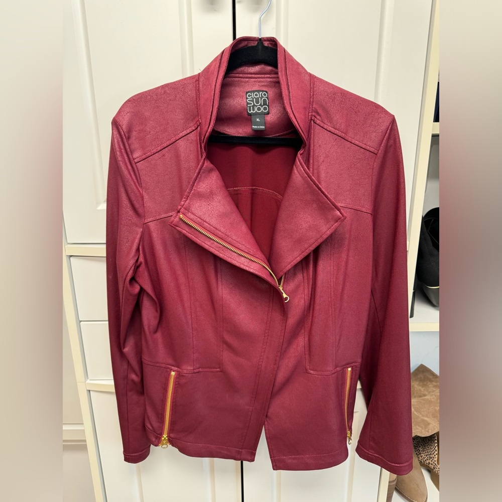 Clara Sunwoo Liquid Leather Jacket